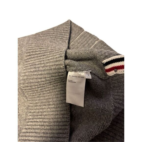 Thom Browne size S (1) wool tricolor intarsia stripe crewneck sweater - EUC - Picture 9 of 12
